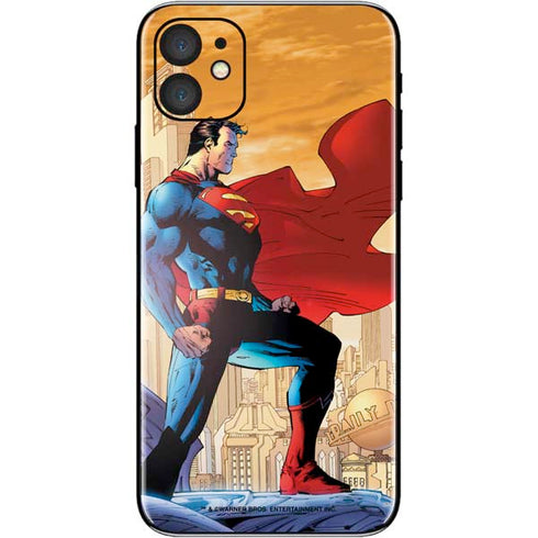 DC Comics Superman For Tomorrow Cover Art by Jim Lee iPhone 11 Skin